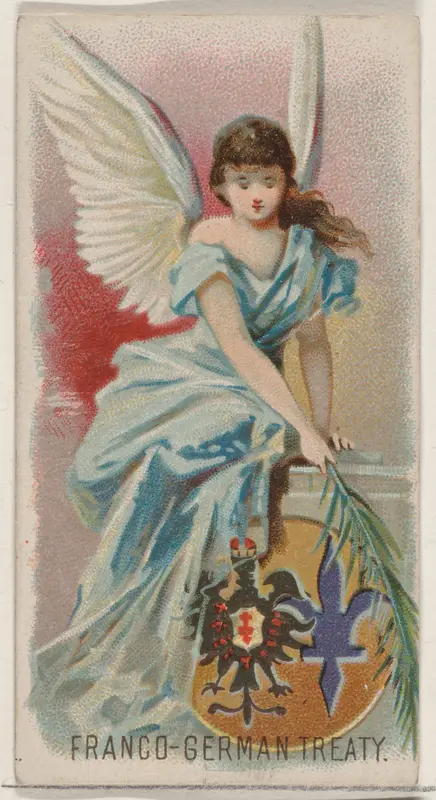 Franco-German Treaty, from the Holidays series (N80) for Duke brand cigarettes Wall Art by W. Duke, Sons & Co. - High-Resolution Digital Print