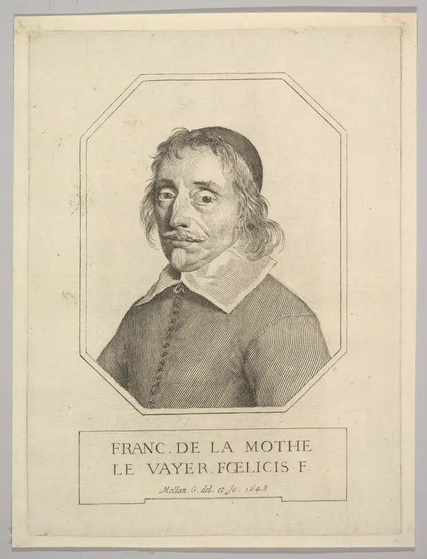 François de La Mothe Le Vayer Wall Art by Claude Mellan - High-Resolution Digital Print