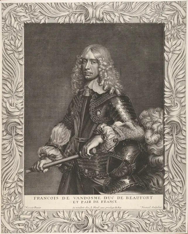 François de Vendôme, duc de Beaufort Wall Art by Robert Nanteuil - High-Resolution Digital Print