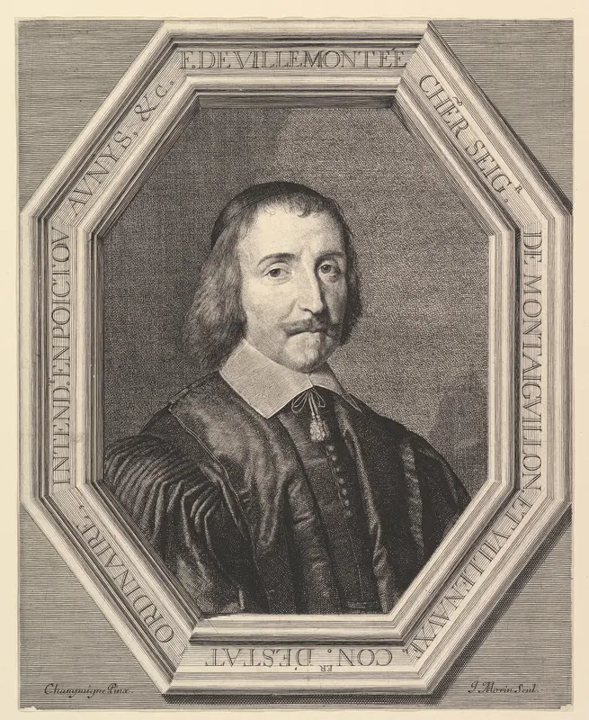 Francois de Villemontee, conseiller d'etat ordinaire Wall Art by Jean Morin - High-Resolution Digital Print