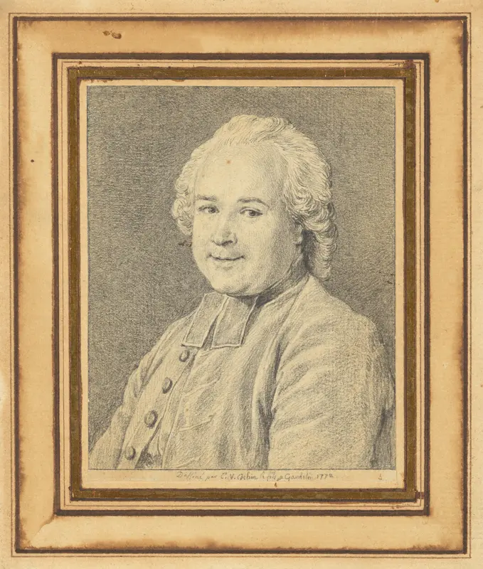 François-Emmanuel Pommyer, abbot of Bonneval Wall Art by Charles Nicolas Cochin II - High-Resolution Digital Print