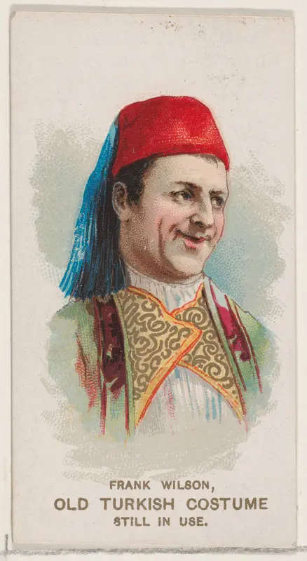 Frank Wilson in Old Turkish Costume, from the set Actors and Actresses, First Series (N70) for Duke brand cigarettes Wall Art by W. Duke, Sons & Co. - High-Resolution Digital Print