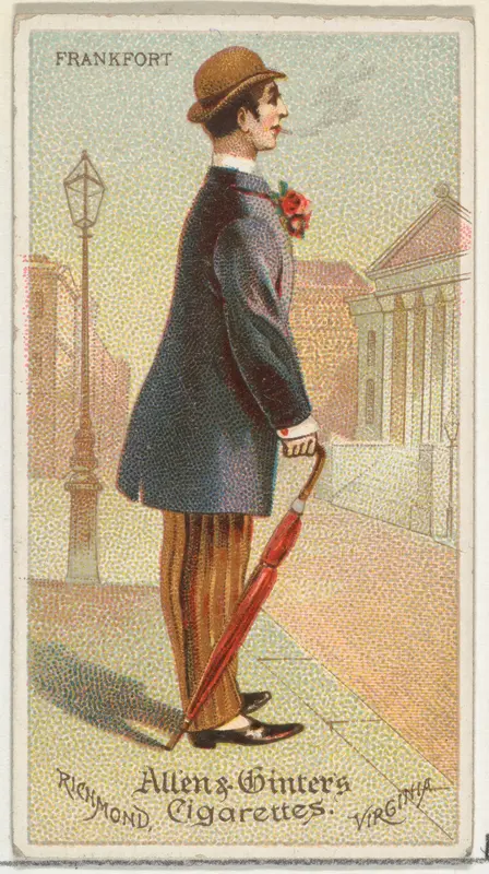 Frankfurt, from World's Dudes series (N31) for Allen & Ginter Cigarettes Wall Art by Allen & Ginter - High-Resolution Digital Print