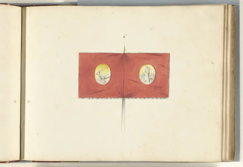 Frans standaard veroverd bij de slag bij Ramillies, 1706 Wall Art by anonymous - High-Resolution Digital Print