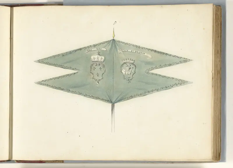 Frans standaard, veroverd in de slag bij Oudenaarde, 1708 Wall Art by anonymous - High-Resolution Digital Print