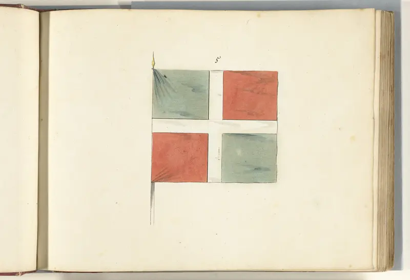 Frans vaandel veroverd bij Ath, 1706 Wall Art by anonymous - High-Resolution Digital Print