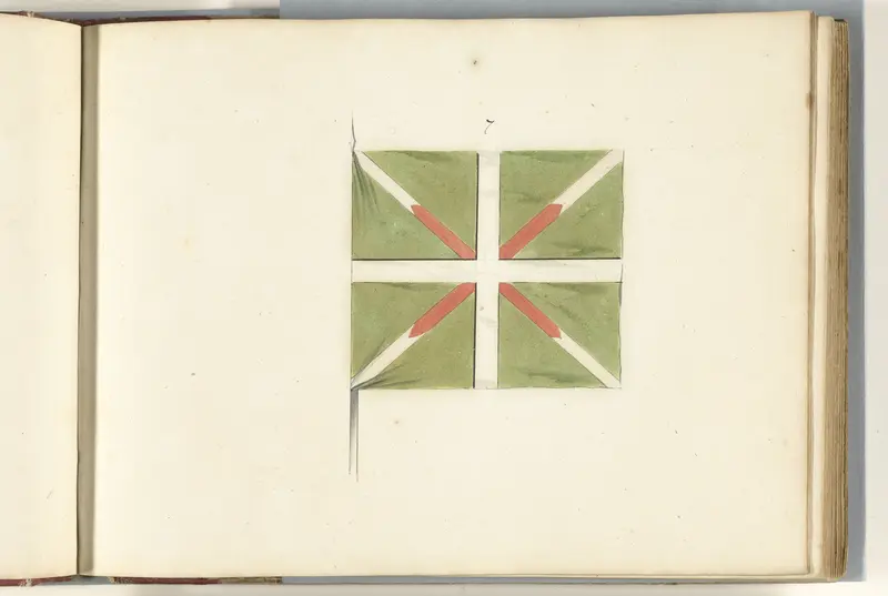 Frans vaandel veroverd bij Dendermonde, 1706 Wall Art by anonymous - High-Resolution Digital Print