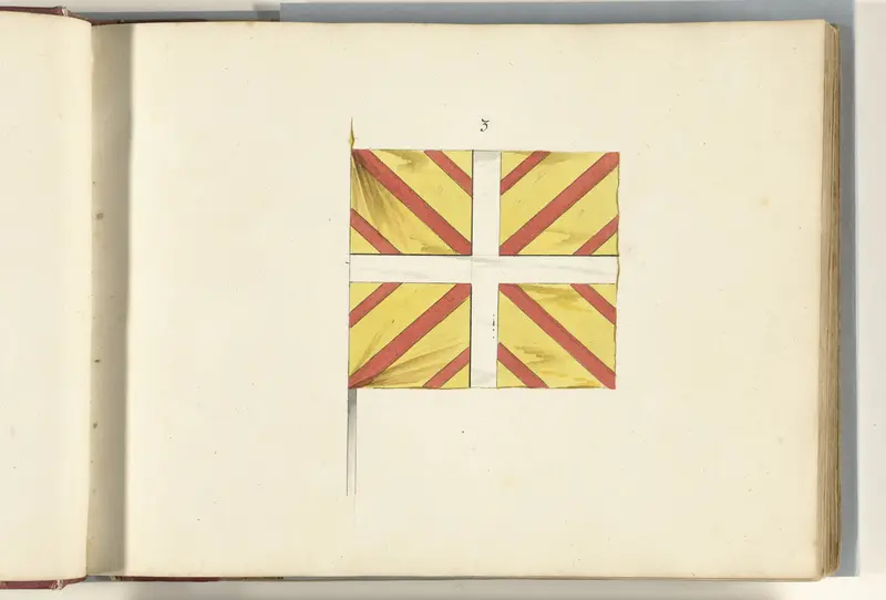 Frans vaandel veroverd bij Oostende, 1706 Wall Art by anonymous - High-Resolution Digital Print