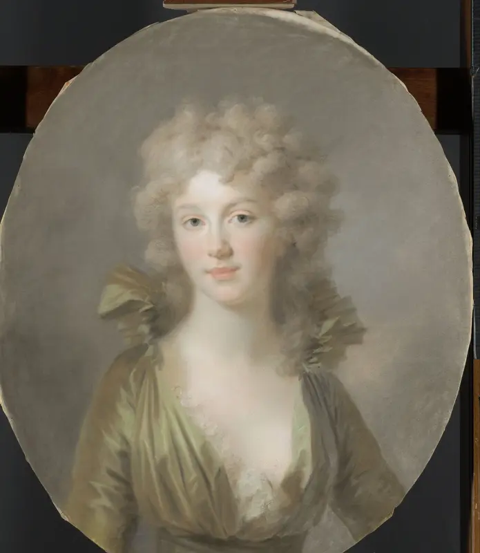 Frederica Louisa Wilhelmina, prinses van Oranje-Nassau (dochter van Willem V) Wall Art by Johann Friedrich August Tischbein - High-Resolution Digital Print