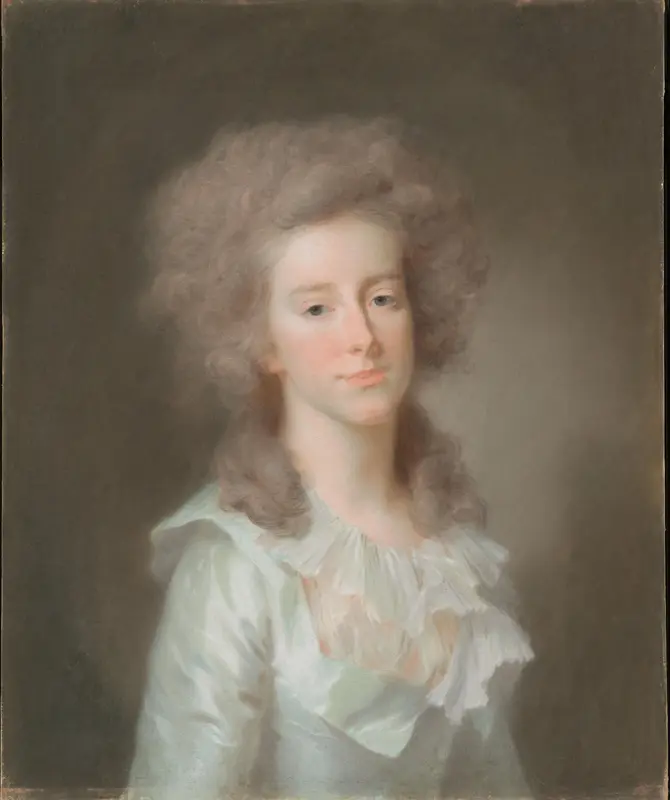 Frederica Louise Wilhelmina, Princess of Orange-Nassau (Daughter of William V) Wall Art by Johann Friedrich August Tischbein - High-Resolution Digital Print