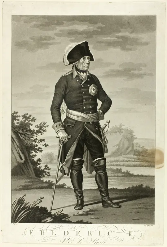 Frederick II, Roi de Prusse Wall Art by Johann Friedrich Jugel - High-Resolution Digital Print