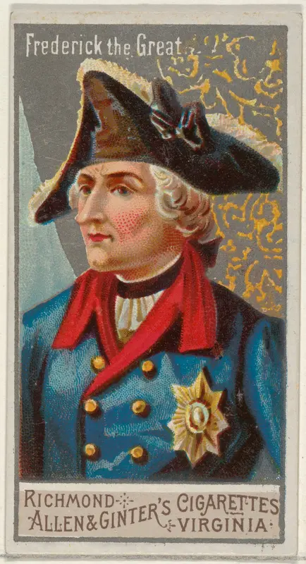 Frederick the Great, from the Great Generals series (N15) for Allen & Ginter Cigarettes Brands Wall Art by Allen & Ginter - High-Resolution Digital Print