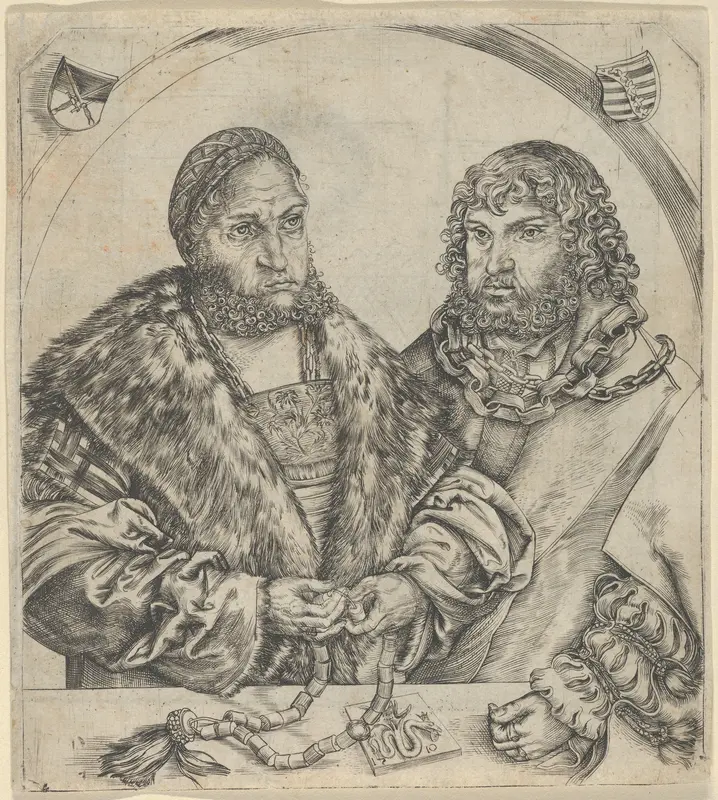 Frederick the Wise and John the Constant of Saxony Wall Art by Lucas Cranach the Elder - High-Resolution Digital Print