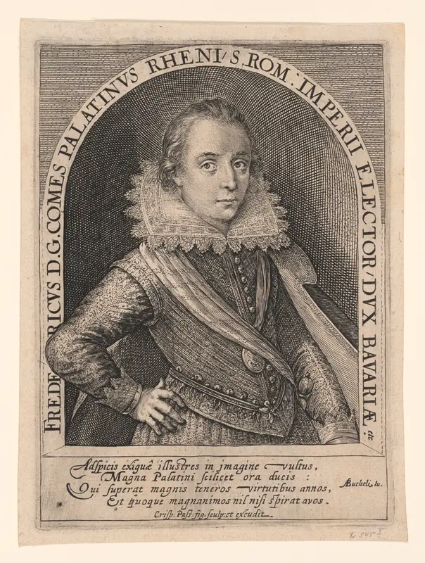 Frederick V Wall Art by Crispijn van de Passe, I - High-Resolution Digital Print