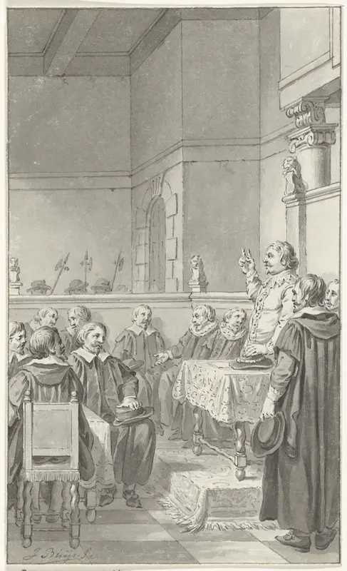Frederik Hendrik legt de eed af als stadhouder, 1625 Wall Art by Unknown - High-Resolution Digital Print