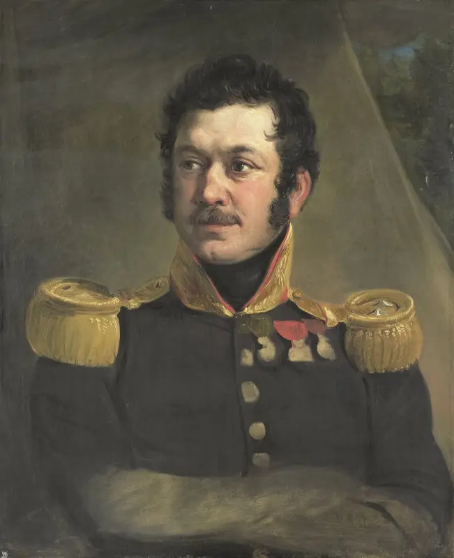 Frederik Knotzer (1782-1853). Luitenant-generaal Wall Art by Jan Willem Pieneman - High-Resolution Digital Print