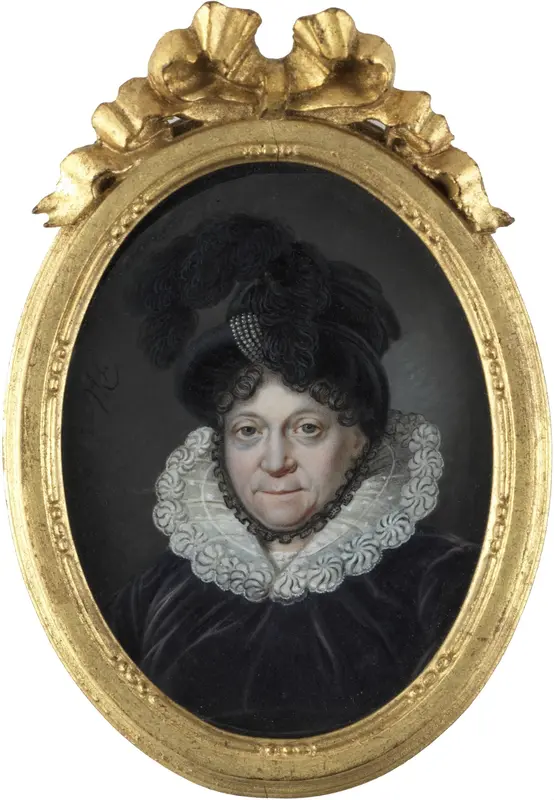 Frederika Sophia Wilhelmina (1751-1820), prinses van Pruisen. Sedert de dood van Willem V Prinses Douairière van Oranje Wall Art by Johannes Hari (I) - High-Resolution Digital Print