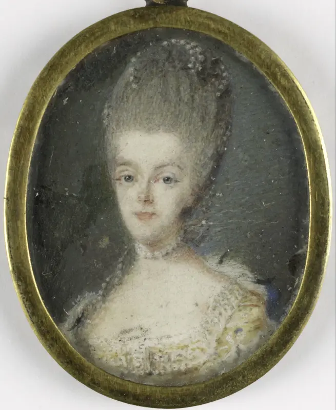 Frederika Sophia Wilhelmina (Wilhelmina; 1751-1820), prinses van Pruisen. Echtgenote van Willem V Wall Art by Robert Mussard - High-Resolution Digital Print