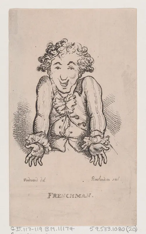 Frenchman Wall Art by Thomas Rowlandson - High-Resolution Digital Print