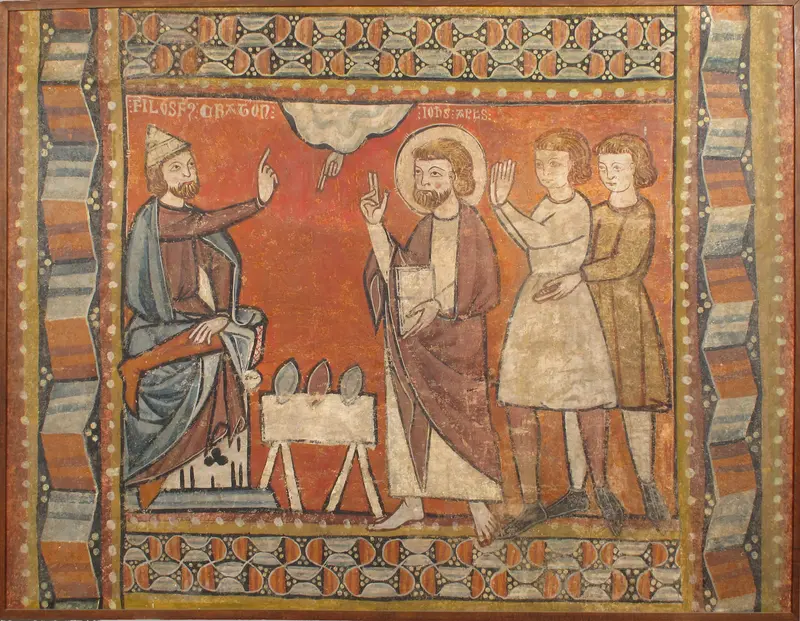 Fresco with Miracle of the Jewels Wall Art by Unknown - High-Resolution Digital Print