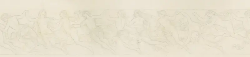 Fries met dansende vrouwen Wall Art by Moritz von Schwind - High-Resolution Digital Print