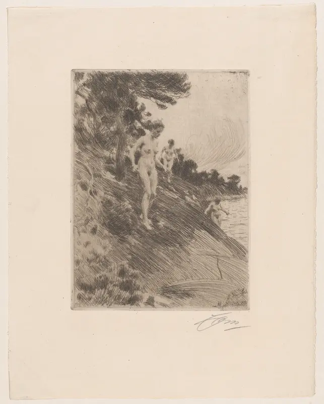 Frightened Wall Art by Anders Zorn - High-Resolution Digital Print