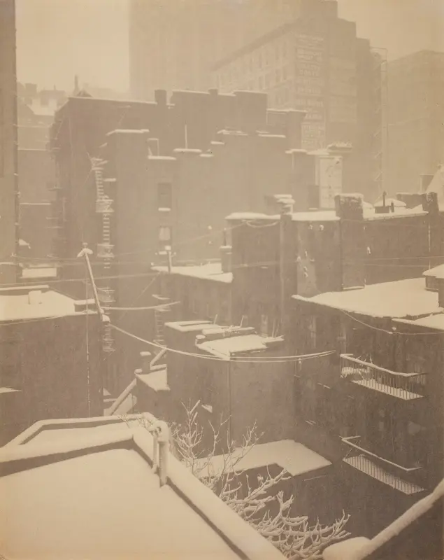 From the Back-Window "291" Wall Art by Alfred Stieglitz - High-Resolution Digital Print