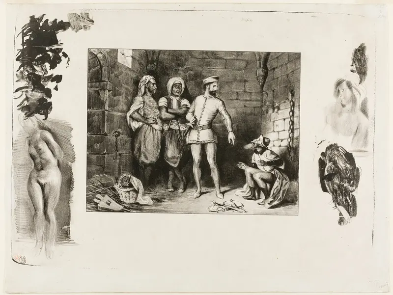 Fronte-boeuf and the Jew, from Ivanhoe