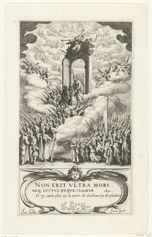 Frontispice voor prentserie 'Alle heiligen en de christelijke feestdagen van het jaar' Wall Art by Unknown - High-Resolution Digital Print