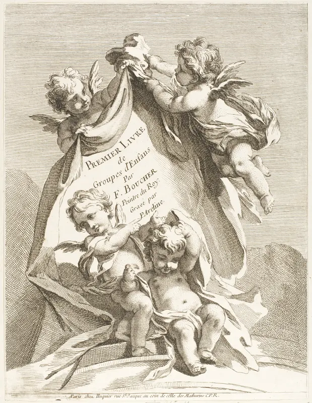 Frontispiece Wall Art by Pierre Alexandre Aveline - High-Resolution Digital Print