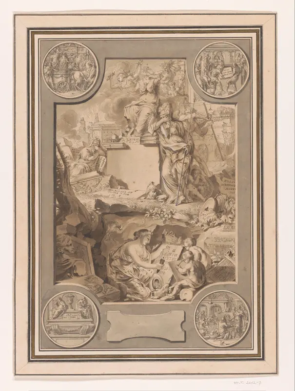 Frontispiece Design from Corpus Inscriptionum Wall Art by Jan Goeree - High-Resolution Digital Print