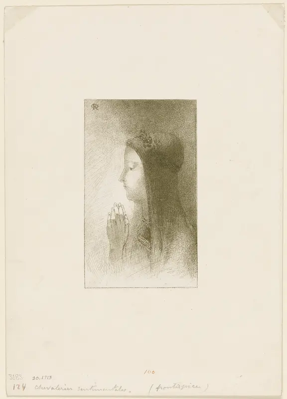 Frontispiece for Chevaleries sentimentales by Ferdinand Hérold