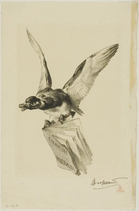 Frontispiece for Engravers of the 19th Century Wall Art by Félix Henri Bracquemond - High-Resolution Digital Print