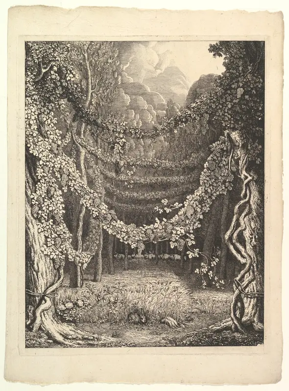 Frontispiece for Heft IV of "Homer nach Antiken gezeichnet", Göttingen: Heinrich Dieterik, 1801–05 and Stuttgart: J. G. Cotta, 1821 Wall Art by Johann Heinrich Wilhelm Tischbein - High-Resolution Digital Print