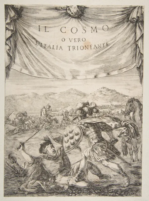 Frontispiece for Il Cosmo Wall Art by Stefano della Bella - High-Resolution Digital Print
