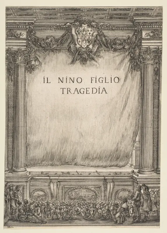 Frontispiece for "Il Nino Figlio" Wall Art by Stefano della Bella - High-Resolution Digital Print