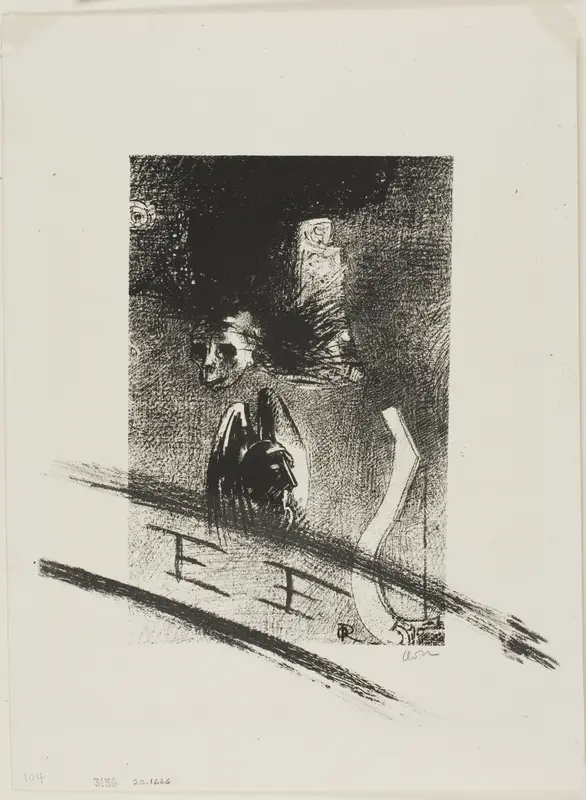Frontispiece for Iwan Gilkin's Damnation de l'artiste