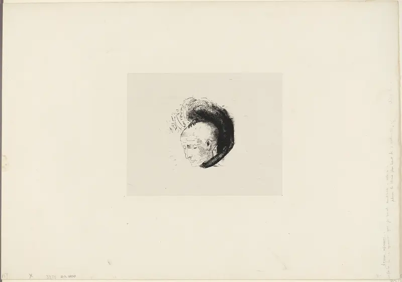 Frontispiece for Le mouvement idéaliste en peinture (The Idealistic Movement in Painting) by André Mellerio Wall Art by Odilon Redon - High-Resolution Digital Print