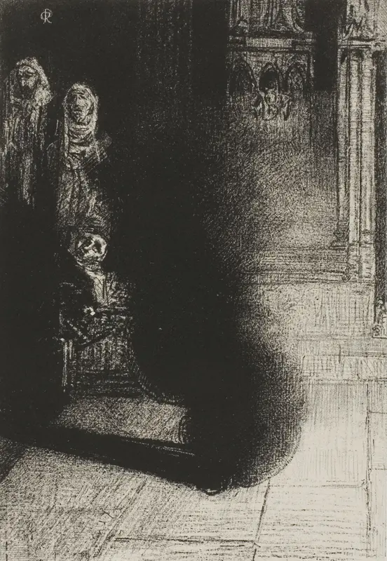 Frontispiece for Les Flambeaux noirs by Emile Verhaeren