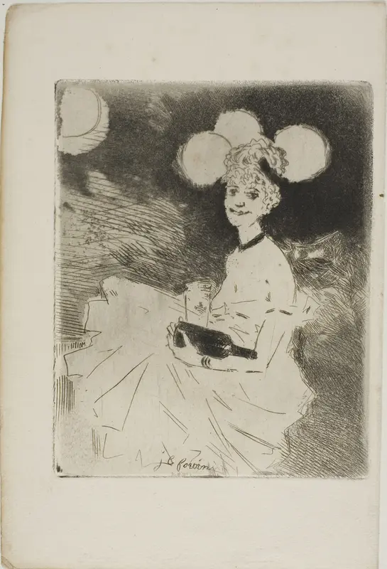Frontispiece for Marthe Wall Art by Jean Louis Forain - High-Resolution Digital Print