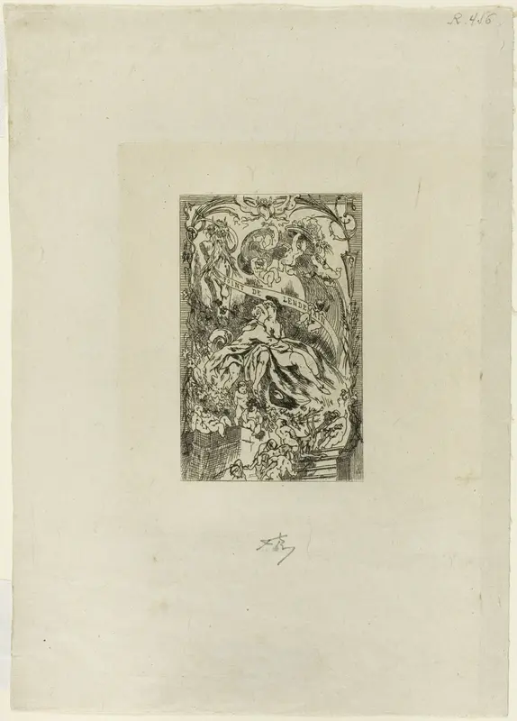 Frontispiece for Point de lendemain Wall Art by Félicien Rops - High-Resolution Digital Print