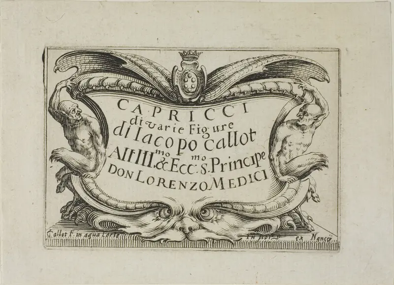 Frontispiece, from Capricci di varie figure (The Caprices) - The Nancy Set