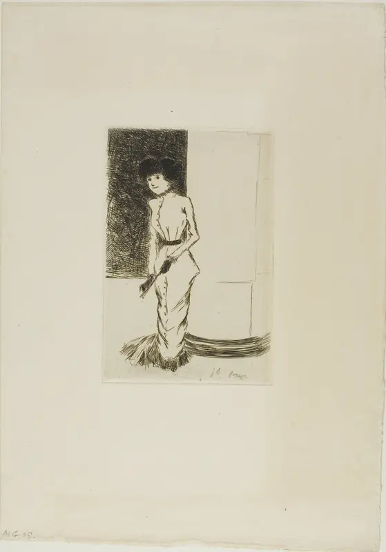 Frontispiece from Croquis Parisiens Wall Art by Jean Louis Forain - High-Resolution Digital Print