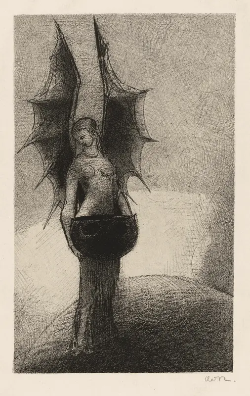 Frontispiece from Iwan Gilkin's Tenebres (Darkness)