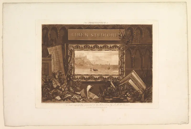 Frontispiece from "Liber Studiorum" Wall Art by Joseph Mallord William Turner - High-Resolution Digital Print