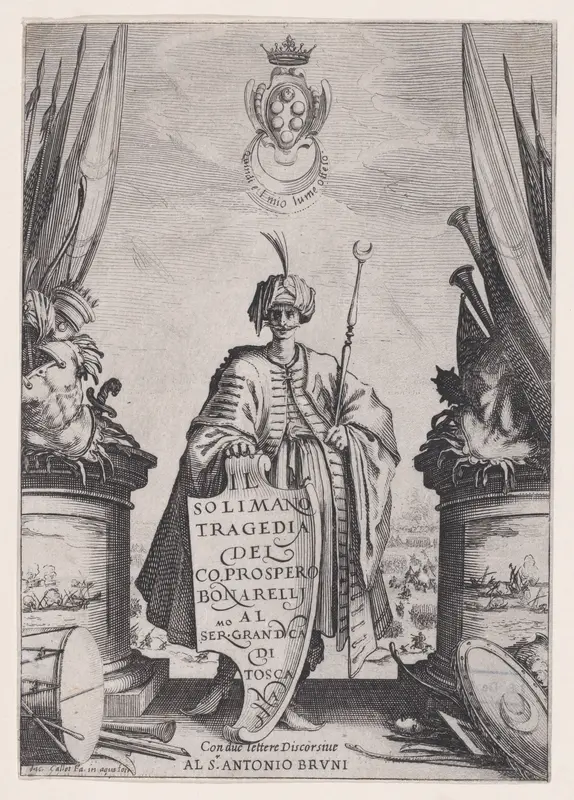 Frontispiece, from "Soliman" Wall Art by Jacques Callot - High-Resolution Digital Print