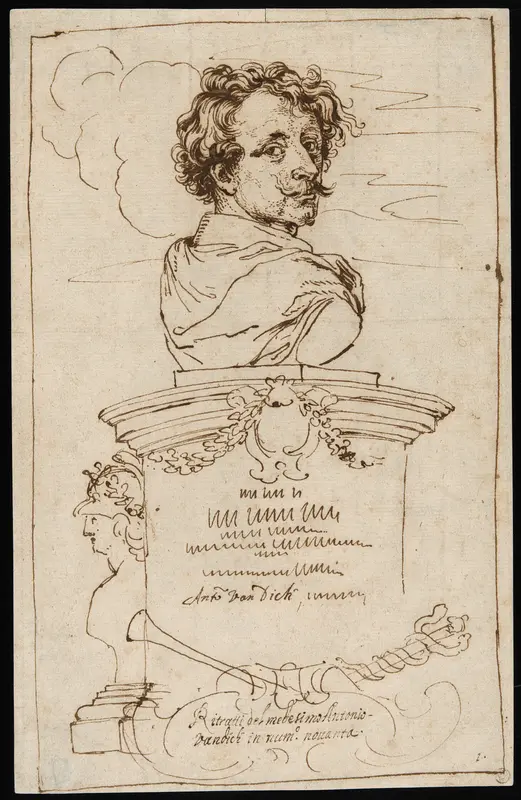 Frontispiece from the "Iconography" Wall Art by Anthony van Dyck - High-Resolution Digital Print