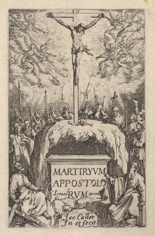 Frontispiece, from "The Little Apostles" (Les Petits Apôtres) Wall Art by Jacques Callot - High-Resolution Digital Print