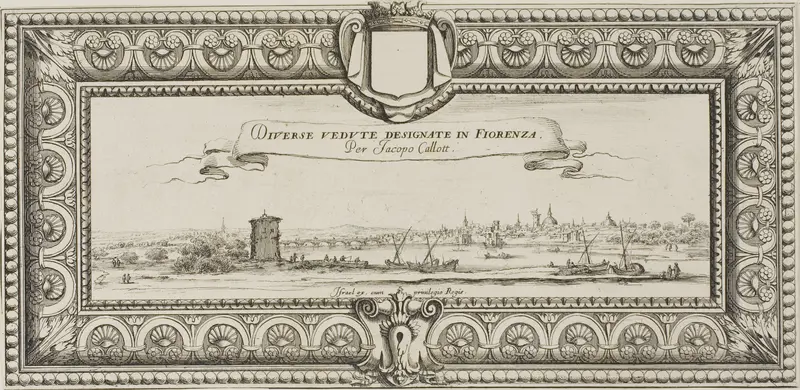Frontispiece, from Various Scenes Designed in Florence Wall Art by Jacques Callot - High-Resolution Digital Print