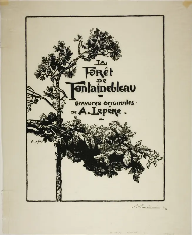 Frontispiece to La Forêt de Fontainebleau